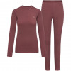 Viking Meriboo Lady Set Merino Damen-Baselayer-Set, pink, M