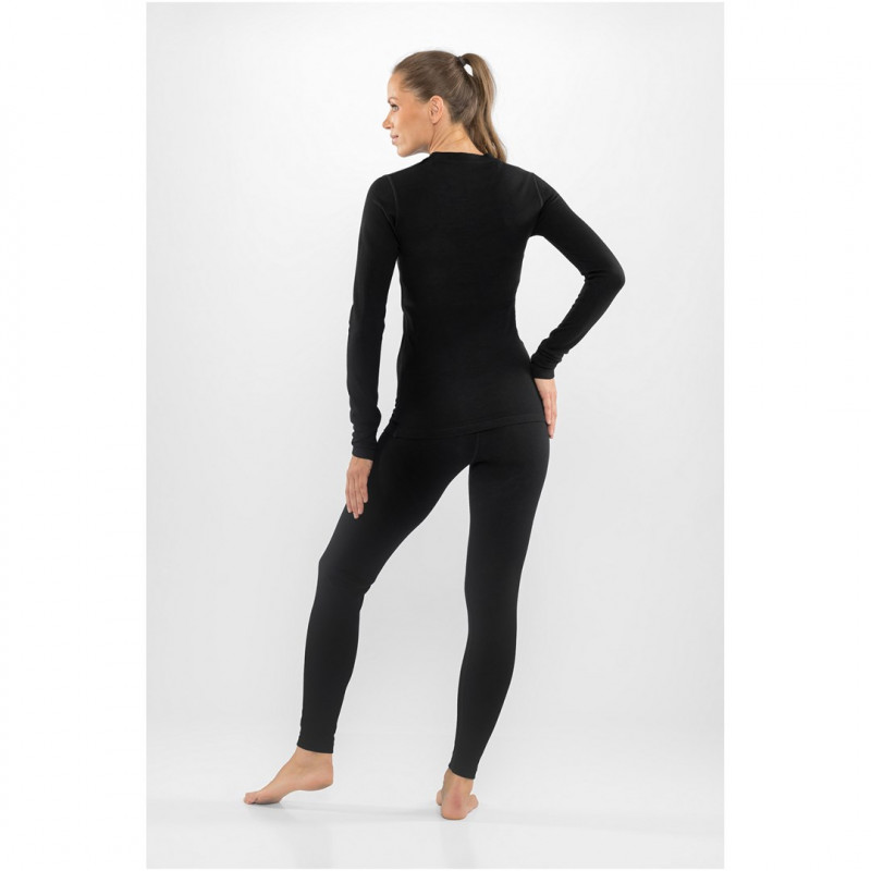 Viking Meriboo Lady Set Merino Damen-Baselayer-Set, schwarz, S