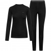 Viking Meriboo Lady Set Merino Damen-Baselayer-Set, schwarz, S