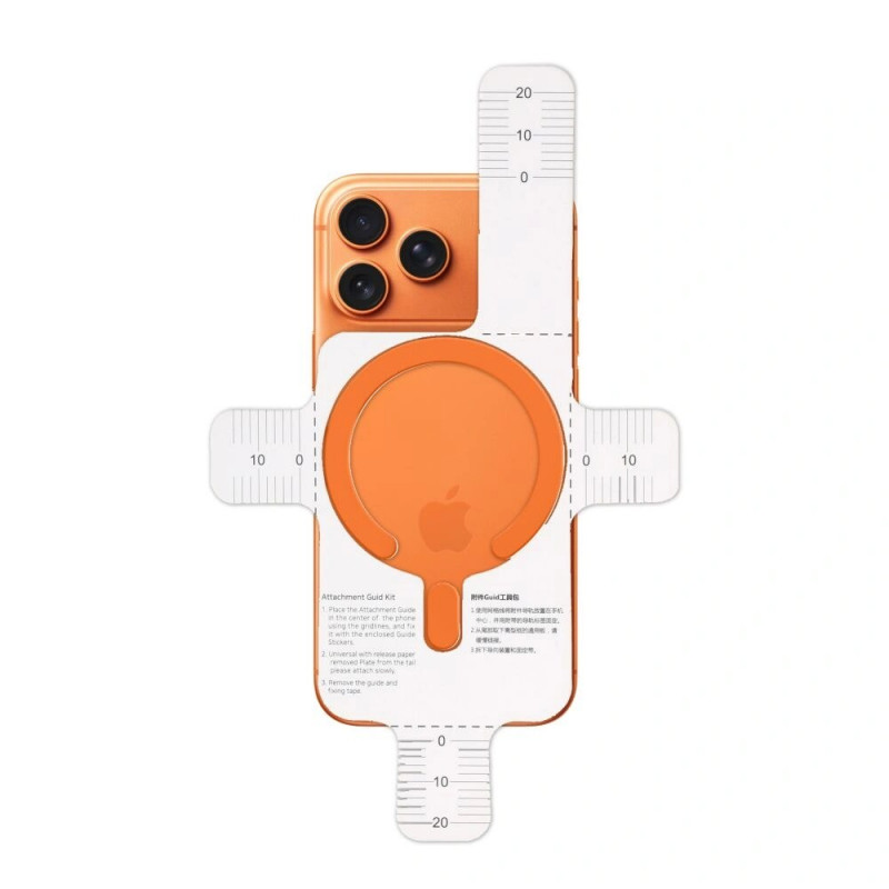 Tech-Protect MMP-200 Magnetischer MagSafe-Ring, Cosmic Orange