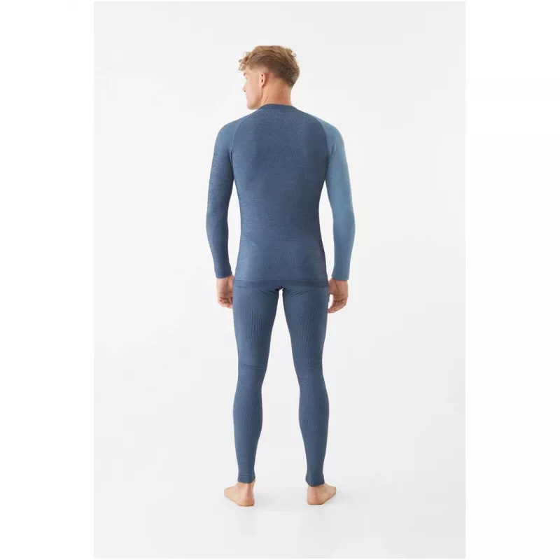 Viking Meriboo Man Set Herren-Merinounterwäsche-Set, navy, M