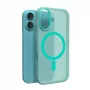 Puro Daylight MagSafe Silikonhülle für iPhone 16, Grün
