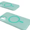 Puro Daylight MagSafe Silikonhülle für iPhone 16, Grün