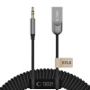 Tech-Protect Ultraboost AU04 Bluetooth 6.0 Audioadapter mit AUX 3,5 mm, Grau
