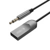 Tech-Protect Ultraboost AU04 Bluetooth 6.0 Audioadapter mit AUX 3,5 mm, Grau
