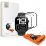 Tech-Protect Easy Set Flex+ Hybridglas für Apple Watch 4 / 5 / 6 / SE 1 / 2 / 3 40 mm, Schwarz (3 Stk.)