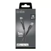 SBS TECABLELIGTC1K USB-C-auf-Lightning-Kabel, 1 m, Schwarz