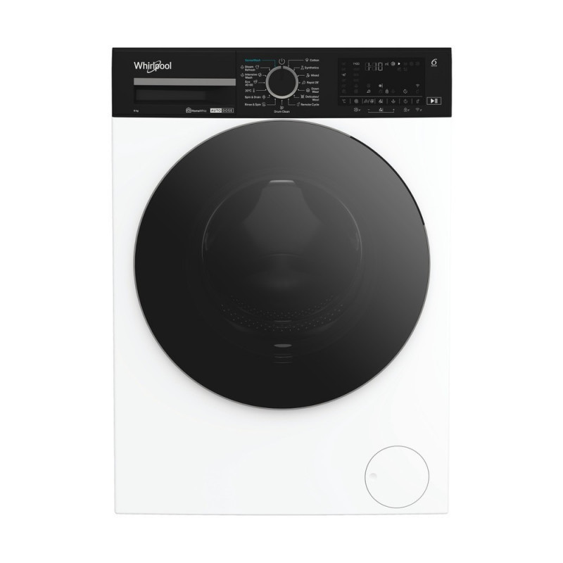 Whirlpool WPM 87W ADS EE Frontlader-Waschmaschine, 8 kg, 1400 RPM, Weiß