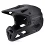 Wozinsky Full-Face-Fahrradhelm mit abnehmbarem Visier, 60-62 cm, schwarz
