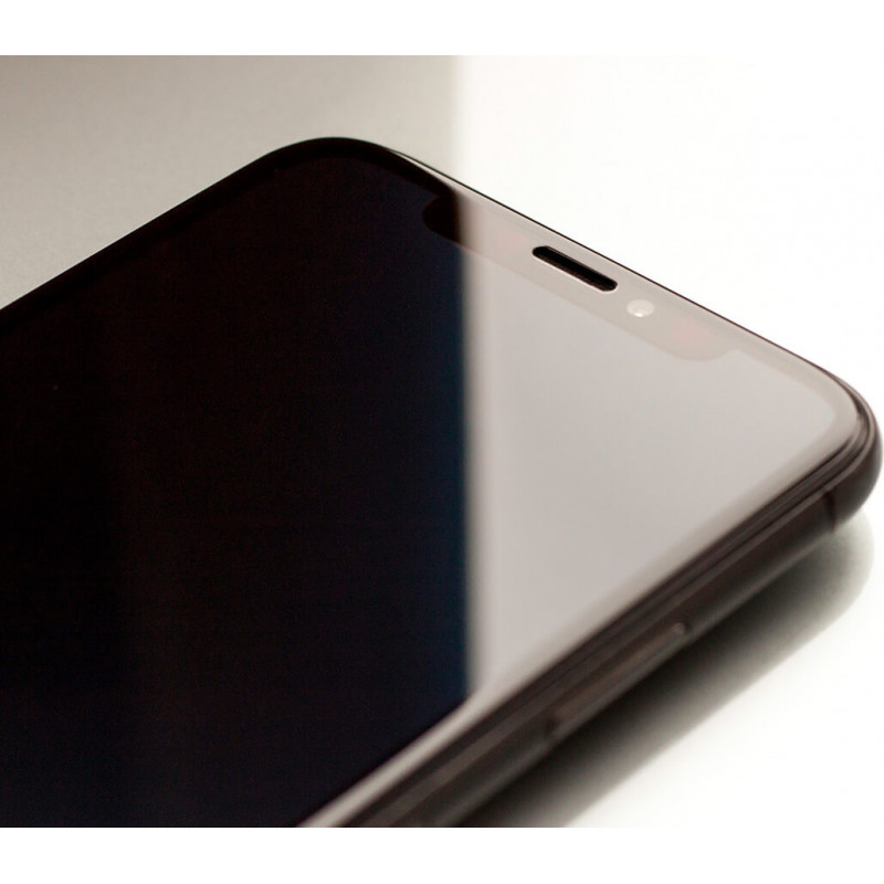 3MK HardGlass Max Displayschutzfolie aus gehärtetem Glas für Apple iPhone 14 Pro Max, 3MK3930, schwarz