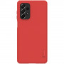 Nillkin Super Frosted Shield Pro Hülle für Samsung Galaxy A73, Rot