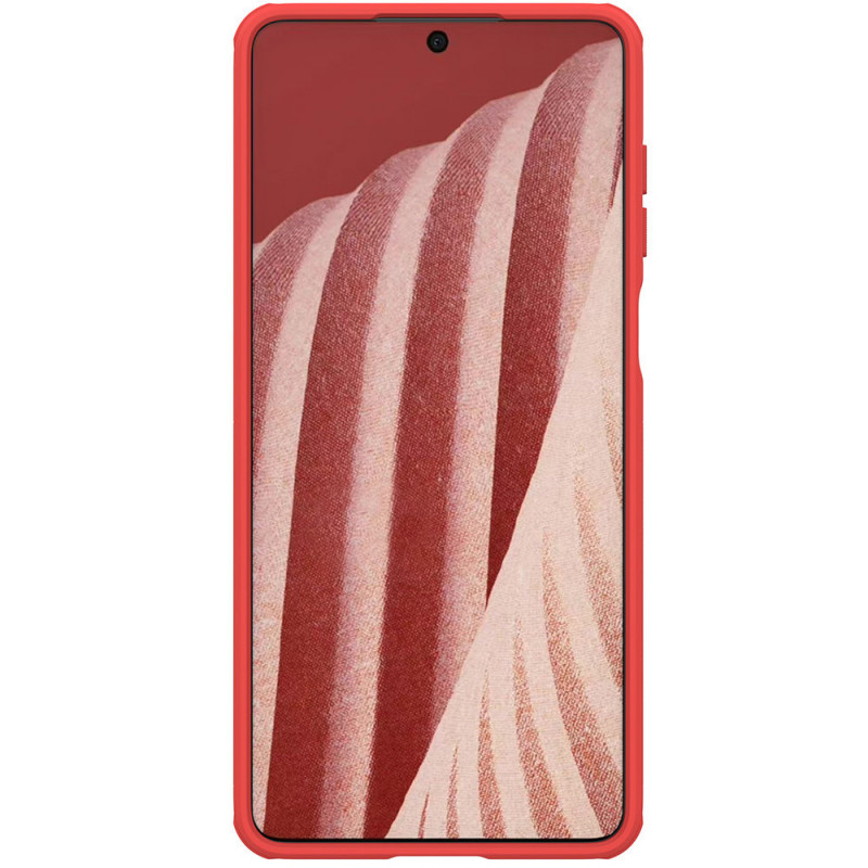 Nillkin Super Frosted Shield Pro Hülle für Samsung Galaxy A73, Rot