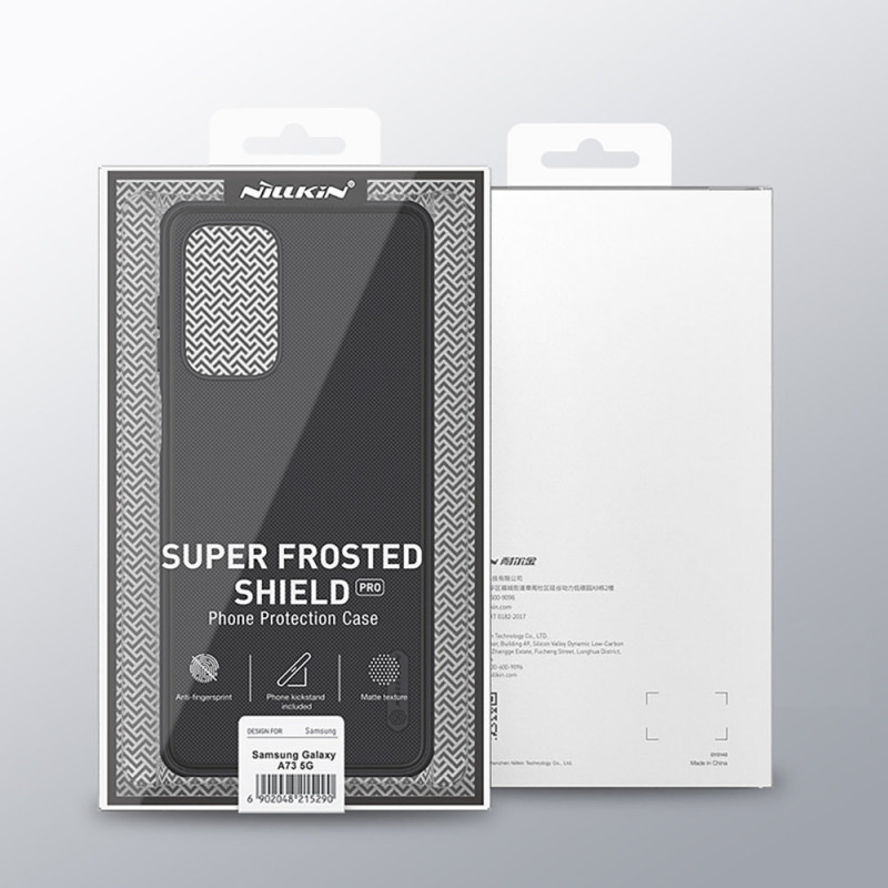 Nillkin Super Frosted Shield Pro Hülle für Samsung Galaxy A73, Rot