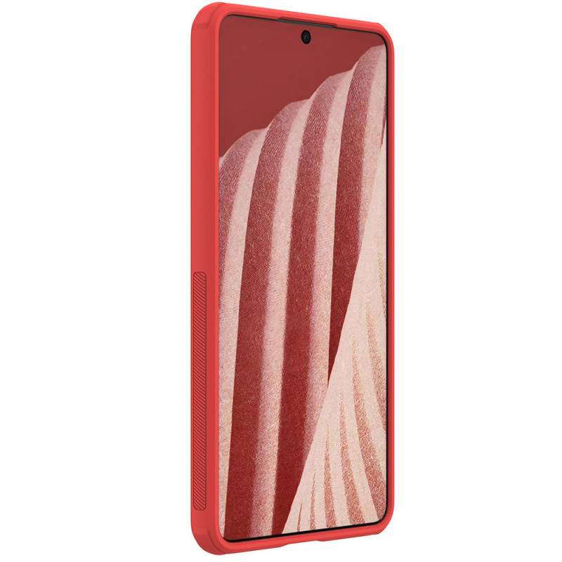 Nillkin Super Frosted Shield Pro Hülle für Samsung Galaxy A73, Rot