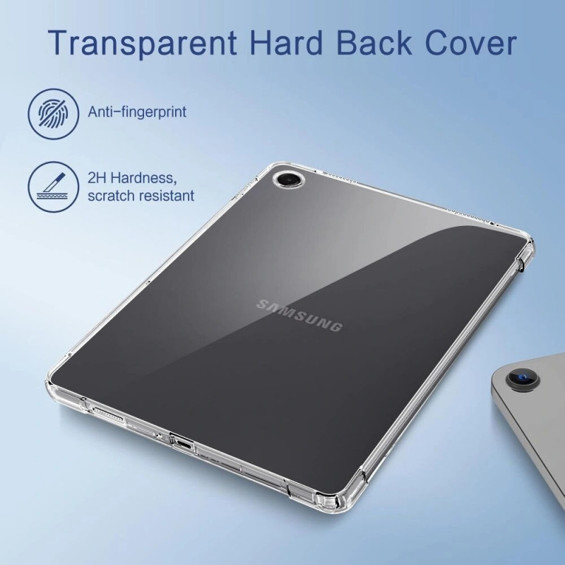Tech-Protect FlexAir Tablet-Hülle für Samsung Galaxy Tab A9 / A11 8.7 (X110 / X115 / X133 / X135), transparent