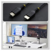 StarTech.com HDMI21-CBL-SLIM-1M Ultra High Speed HDMI 2.1 Kabel, 1 m, Schwarz