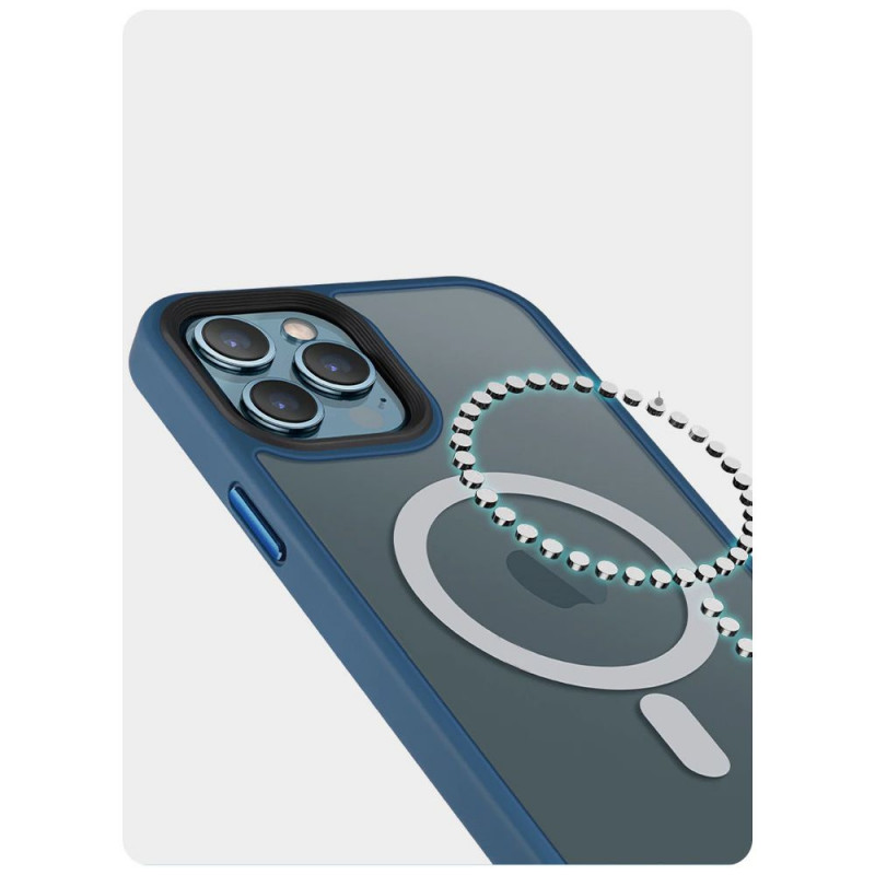 Tech-Protect Magmat MagSafe Hülle für Apple iPhone 12/12 Pro, Mattschwarz