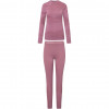 Viking Gasher Lady Set Merino Damen-Unterwäsche, Pink, S