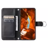 Hurtel Samsung Galaxy A37 5G PU-Leder-Wallet-Case mit Standfunktion und Schultergurt, schwarz