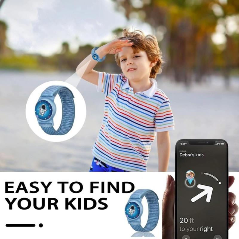 Tech-Protect Nylon For Kids Armband für Apple AirTag 1 / 2, Astronaut