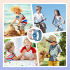 Tech-Protect Nylon For Kids Armband für Apple AirTag 1 / 2, Astronaut
