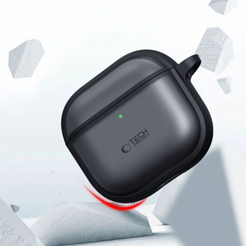 Tech-Protect Magmat Hülle für Apple AirPods Pro 3, mattes Schwarz