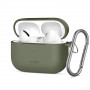 Tech-Protect Silicone Hook Hülle für Apple AirPods Pro 3, Olive Green