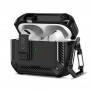 Tech-Protect Carbonox MagSafe Hülle für Apple AirPods Pro 3, THP4731, Schwarz
