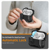 Tech-Protect Carbonox MagSafe Hülle für Apple AirPods Pro 3, THP4731, Schwarz
