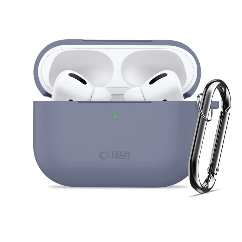 Tech-Protect Silicone Hook Hülle für Apple AirPods Pro 3, Baby Blue