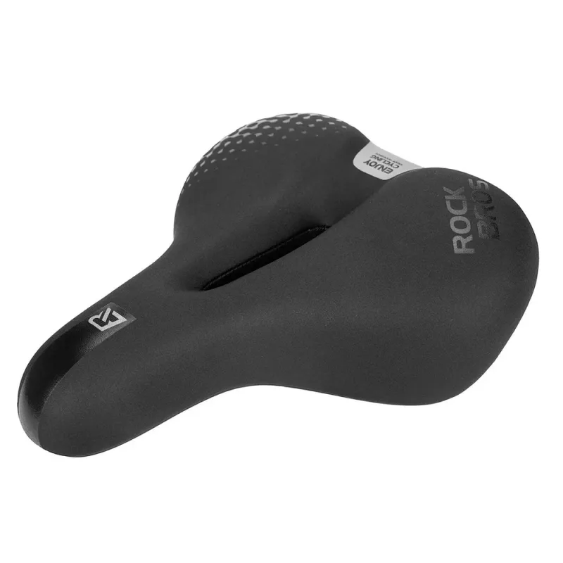 Rockbros 6876 Komfortabler ergonomischer Fahrradsattel, Schwarz