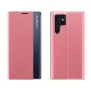 Hurtel New Sleep Case für Samsung Galaxy S25 Ultra mit Flip Cover und Stand, pink