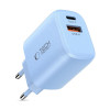 Tech-Protect NCA30 USB-A, USB-C Netzteil PD 30W / QC3.0 Baby Blue