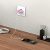 Tech-Protect NCA20 USB-A / USB-C Wandladegerät PD 20W / QC3.0, Baby Pink
