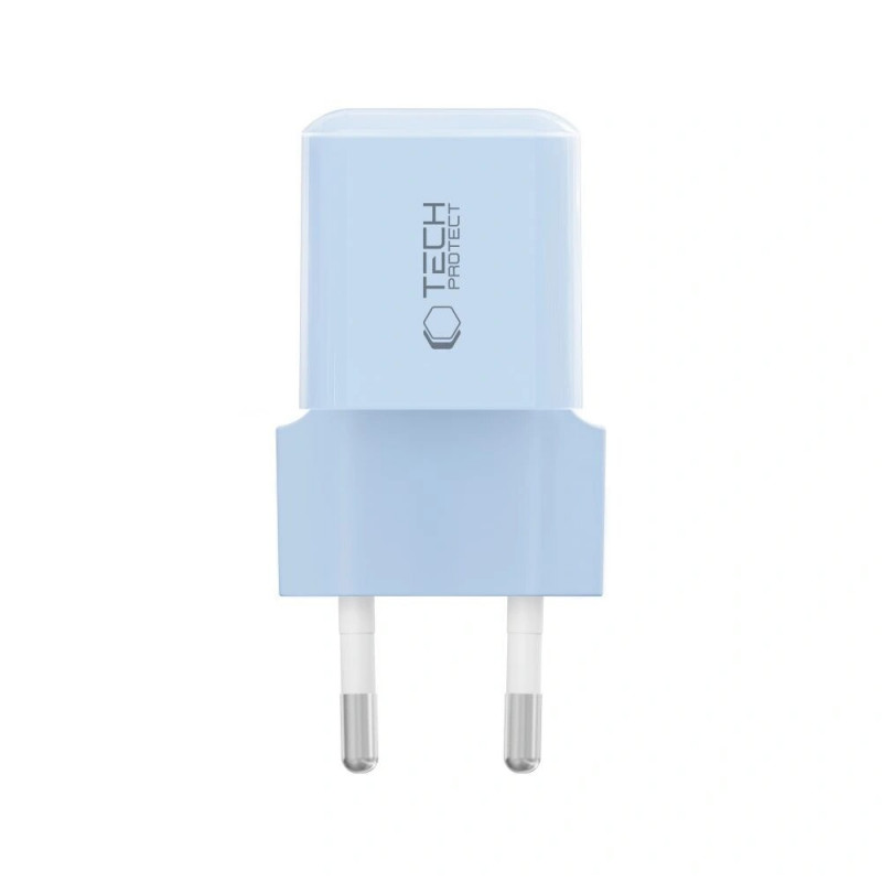 Tech-Protect NCM25 USB-C Wandladegerät PD 25W, Baby Blue