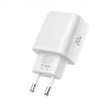 Tech-Protect NCA20 USB-A / USB-C Wandladegerät PD 20W / QC3.0 mit USB-C / Lightning Kabel 100 cm, Weiß