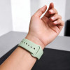 Tech-Protect Silikonarmband für Apple Watch 8 / 9 / 10 / 11 / 12 / SE (40 / 41 / 42 mm), Pistachio