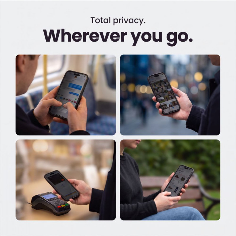 Tech-Protect Glass SPY+ Sichtschutz-Panzerglas für Apple iPhone 18 Pro Max (2 Stk.)