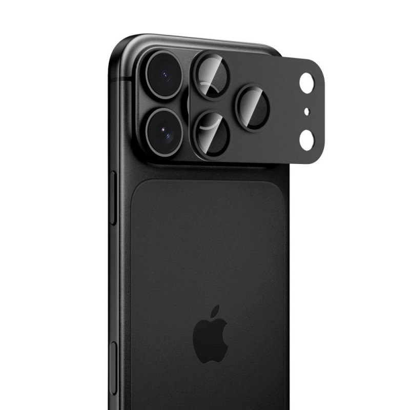 Tech-Protect Camfull Fit+ Kamerabdeckung für Apple iPhone 18 Pro, Schwarz