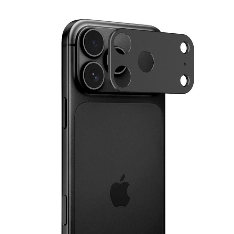 Tech-Protect Camalloy Fit+ Kamerabdeckung für Apple iPhone 18 Pro, Schwarz