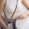Tech-Protect C10S Rope Crossbody- & Handgelenkband-Set, Walnut Brown/Titanium