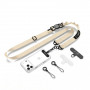 Tech-Protect C9S Rope Crossbody Handy-Tragegurt, Sienna Beige
