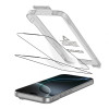 Tech-Protect Quick Set+ Displayschutzfolie aus gehärtetem Glas für Apple iPhone 17 Pro Max, Schwarz (2 Stk.)