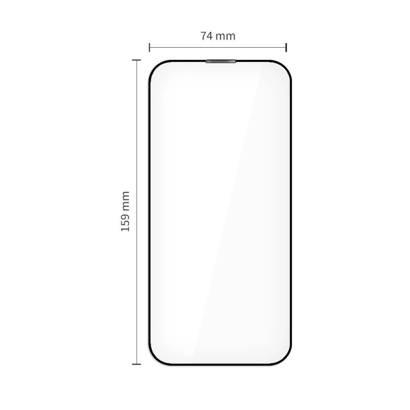 Tech-Protect Quick Set+ Displayschutzfolie aus gehärtetem Glas für Apple iPhone 17 Pro Max, Schwarz (2 Stk.)