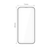 Tech-Protect Quick Set+ Displayschutz aus gehärtetem Glas für Apple iPhone Air, Schwarz (2 Stk.)