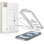 Tech-Protect Quick Set+ THP4498 Displayschutzfolie aus gehärtetem Glas für Apple iPhone 17, Schwarz (2 Stk.)