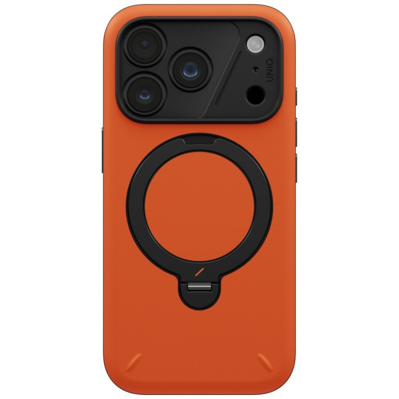 UNIQ Elix Hülle für Apple iPhone 18 Pro / 17 Pro, 360° drehbarer Kickstand, orange