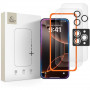 Tech-Protect Easy Set+ Displayschutz-Set aus gehärtetem Glas für Apple iPhone 16 Pro Max / 17 Pro Max, transparent (2+1 Stk.)