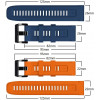 Tech-Protect Iconband THP924ORG Armband für Garmin Fenix 5/6/6 Pro/7, Orange