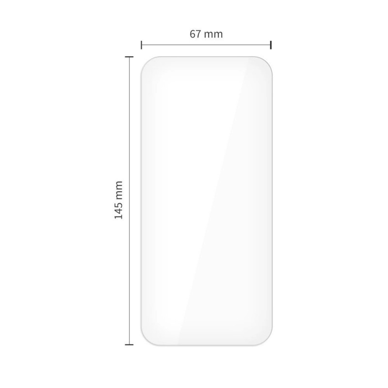 Tech-Protect Easy Set+ THP4497 Displayschutzglas-Set aus gehärtetem Glas für Apple iPhone 16 Pro / 17 Pro, transparent (2+1 Stk.)